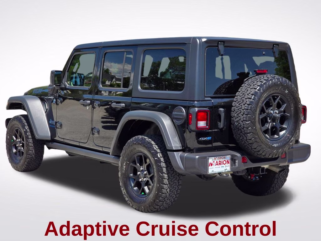 2025 Black Clearcoat Jeep Wrangler Willys 4xe 4X4 SUV