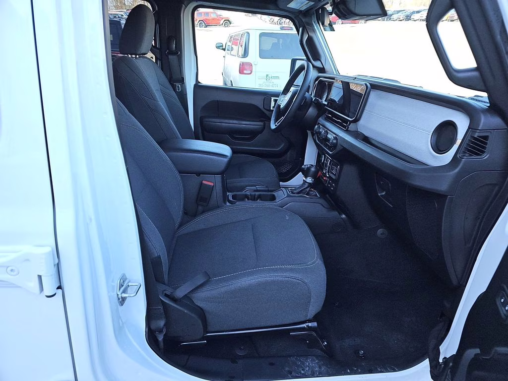 2025 Bright White Clearcoat Jeep Wrangler Willys 4xe 4X4 SUV