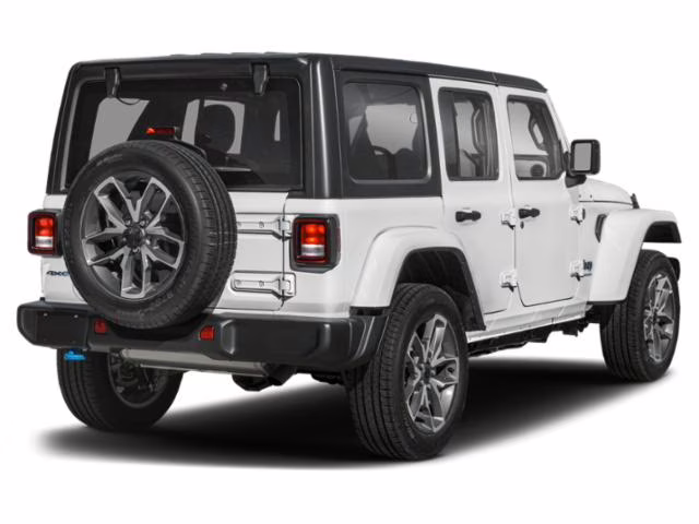 2025 Bright White Clearcoat Jeep Wrangler Willys 4xe 4X4 SUV