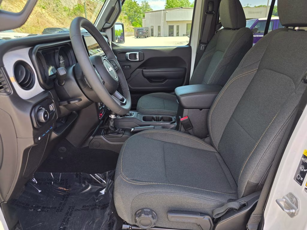 2025 Bright White Clearcoat Jeep Wrangler Willys 4xe 4X4 SUV