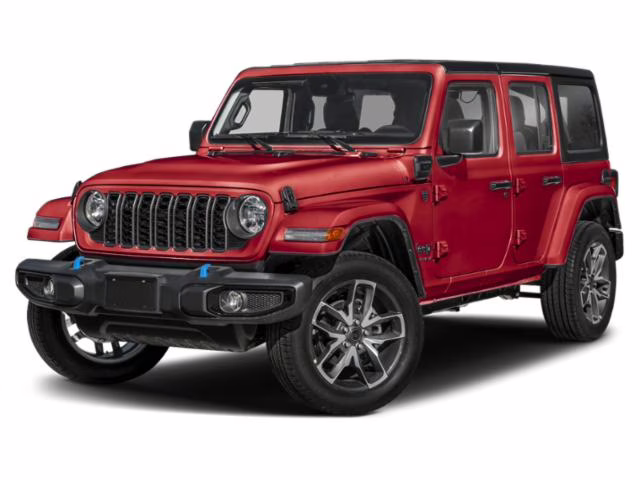 2025 Firecracker Red Clearcoat Jeep Wrangler Willys 4xe 4X4 SUV