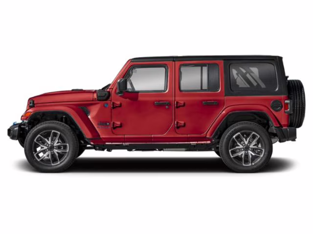 2025 Firecracker Red Clearcoat Jeep Wrangler Willys 4xe 4X4 SUV
