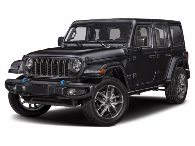 2025 Black Clearcoat Jeep Wrangler Willys 4xe 4X4 SUV