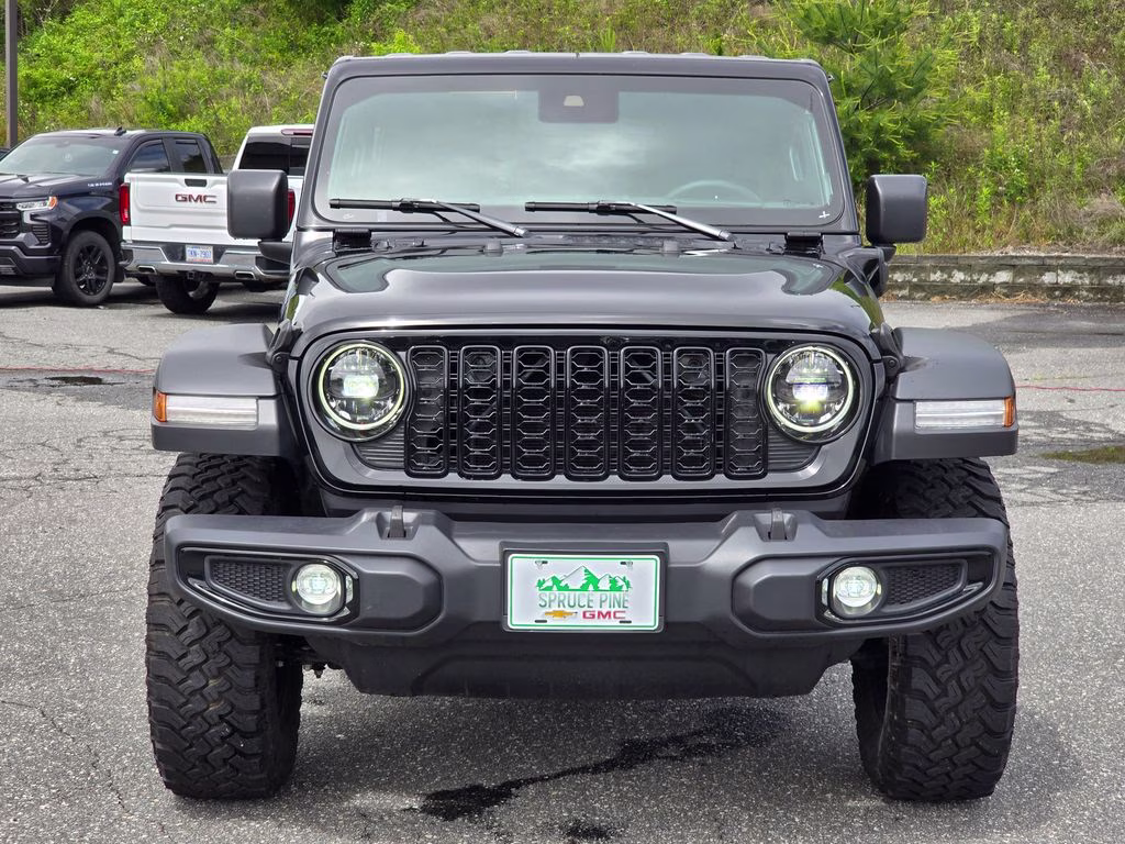 2025 Black Clearcoat Jeep Wrangler Willys 4xe 4X4 SUV