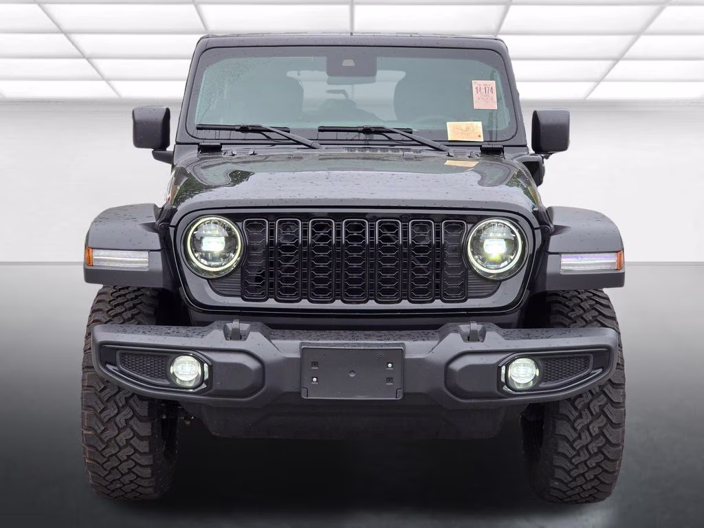 2025 Black Clearcoat Jeep Wrangler Willys 4xe 4X4 SUV