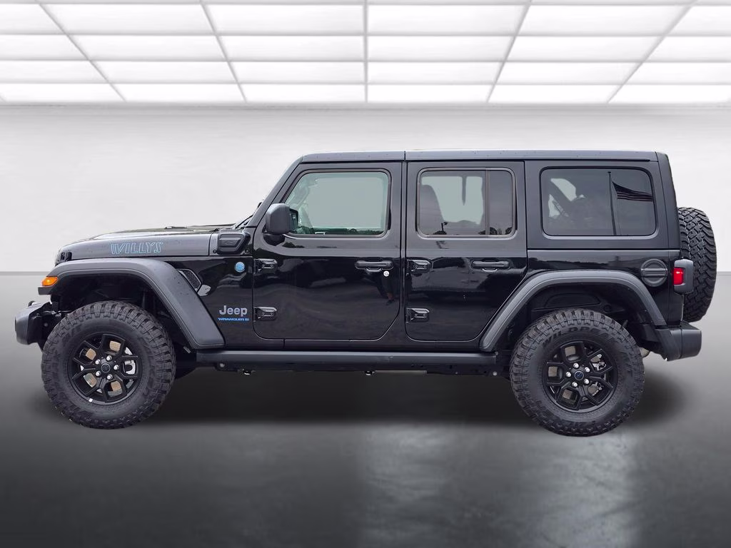 2025 Black Clearcoat Jeep Wrangler Willys 4xe 4X4 SUV