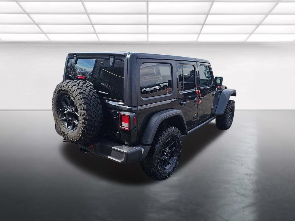 2025 Black Clearcoat Jeep Wrangler Willys 4xe 4X4 SUV