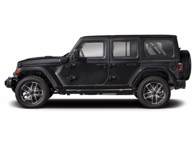2025 Black Clearcoat Jeep Wrangler Willys 4xe 4X4 SUV