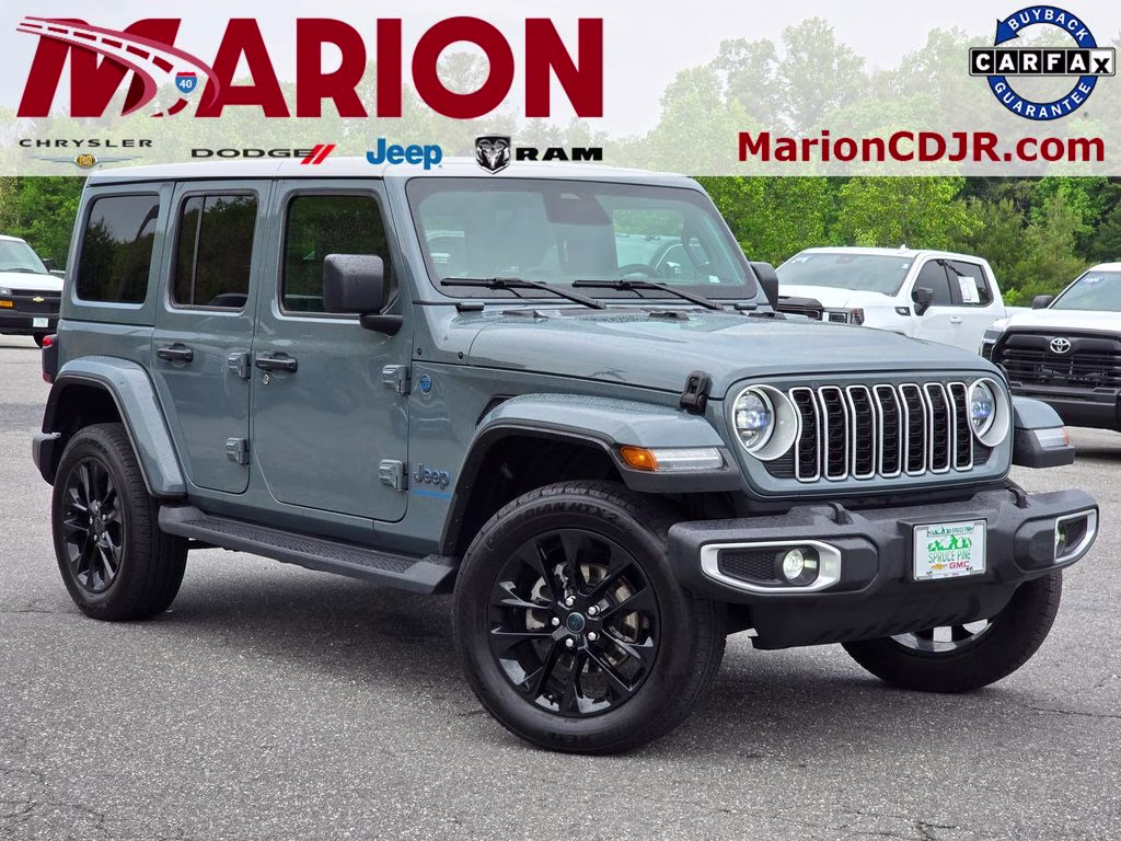2025 Anvil Clear Coat Jeep Wrangler Sahara 4xe 4X4 SUV