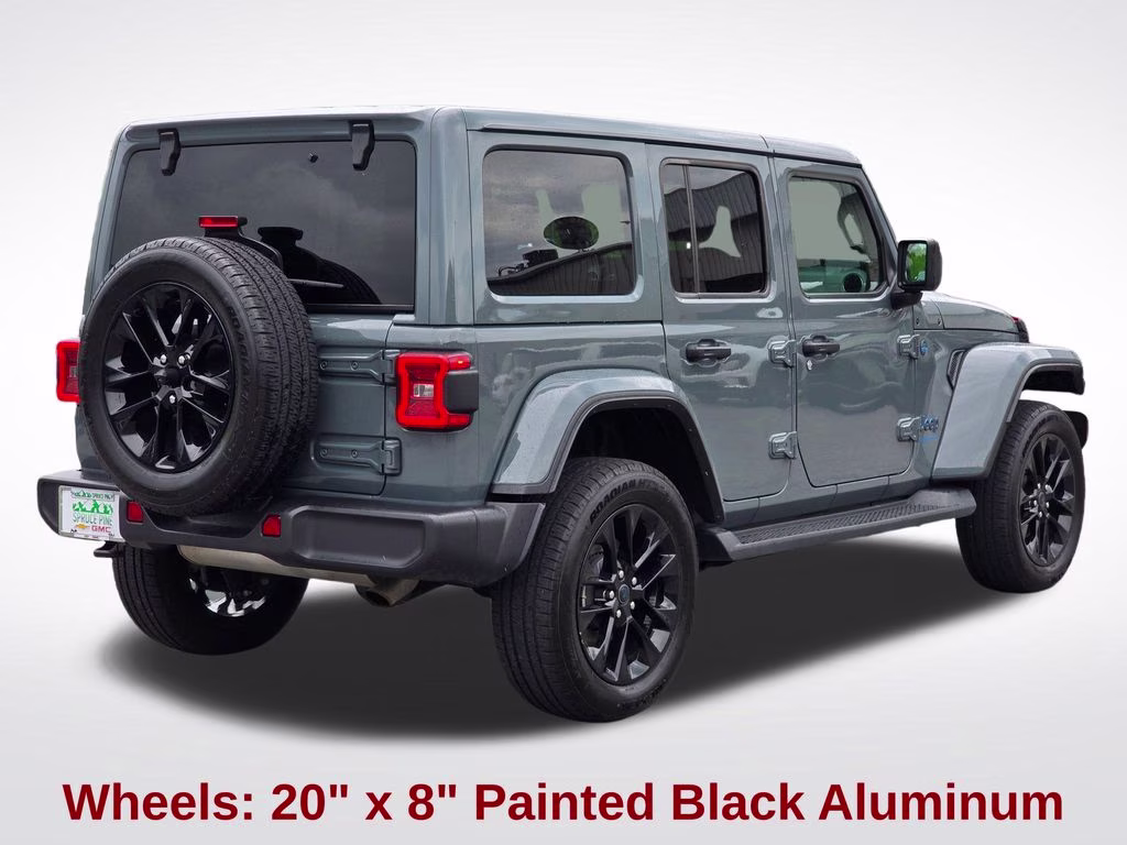 2025 Anvil Clear Coat Jeep Wrangler Sahara 4xe 4X4 SUV