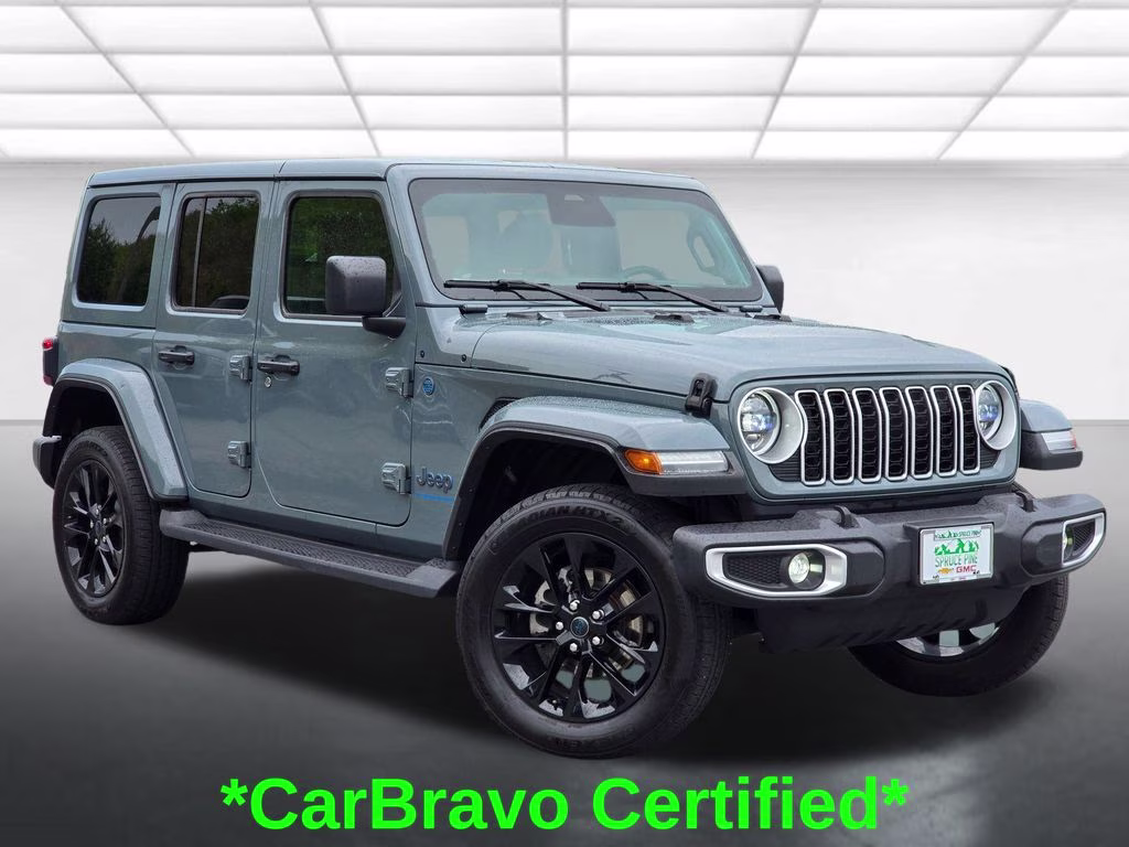 2025 Anvil Clear Coat Jeep Wrangler Sahara 4xe 4X4 SUV