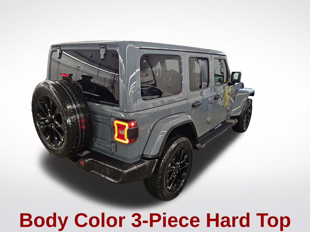 2025 Anvil Clear Coat Jeep Wrangler Sahara 4xe 4X4 SUV