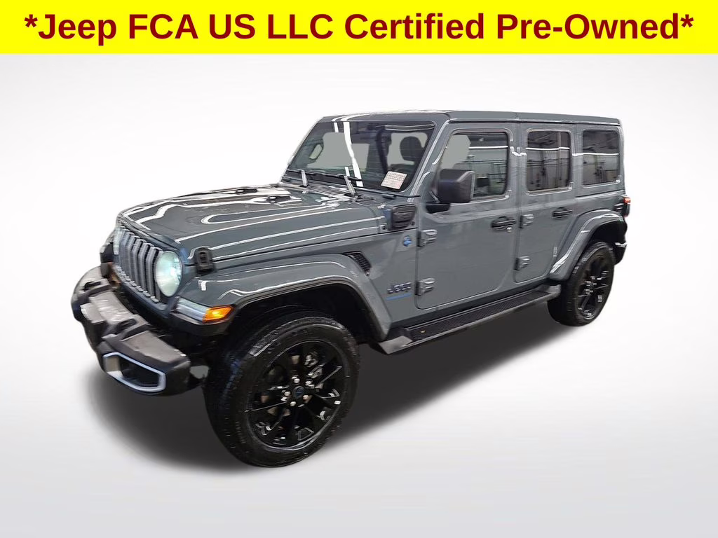 2025 Anvil Clear Coat Jeep Wrangler Sahara 4xe 4X4 SUV