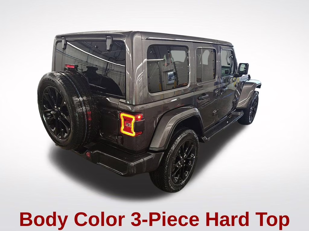 2025 Granite Crystal Metallic Clearcoat Jeep Wrangler Sahara 4xe 4X4 SUV