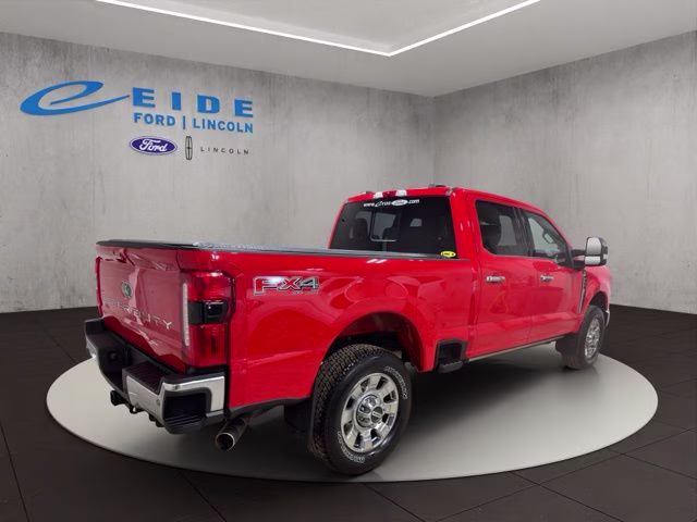 2025 Race Red Ford Super Duty F-350 SRW Lariat 4X4 Truck
