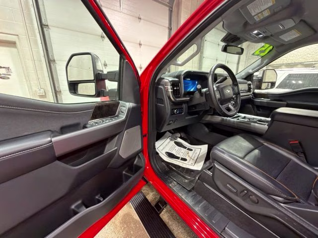 2025 Race Red Ford Super Duty F-350 SRW Lariat 4X4 Truck