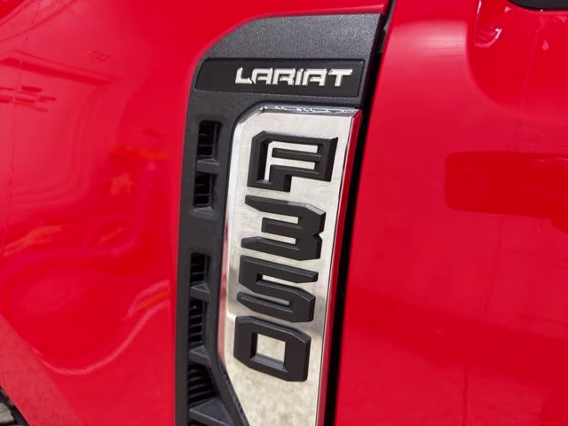 2025 Race Red Ford Super Duty F-350 SRW Lariat 4X4 Truck