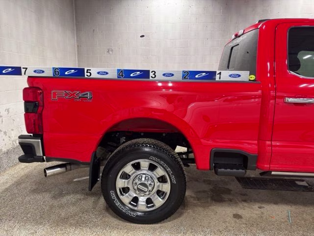 2025 Race Red Ford Super Duty F-350 SRW Lariat 4X4 Truck