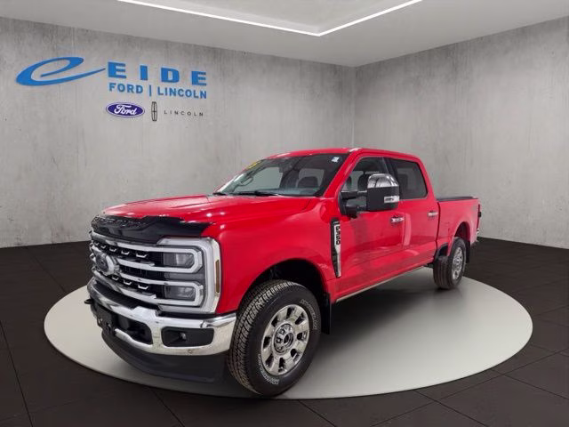 2025 Race Red Ford Super Duty F-350 SRW Lariat 4X4 Truck