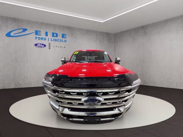 2025 Race Red Ford Super Duty F-350 SRW Lariat 4X4 Truck