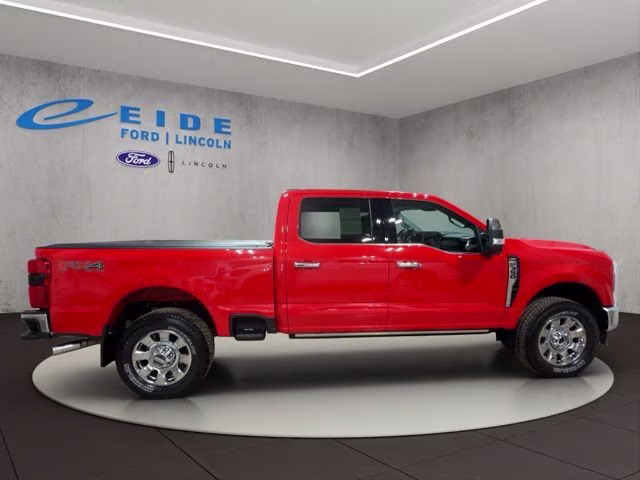 2025 Race Red Ford Super Duty F-350 SRW Lariat 4X4 Truck