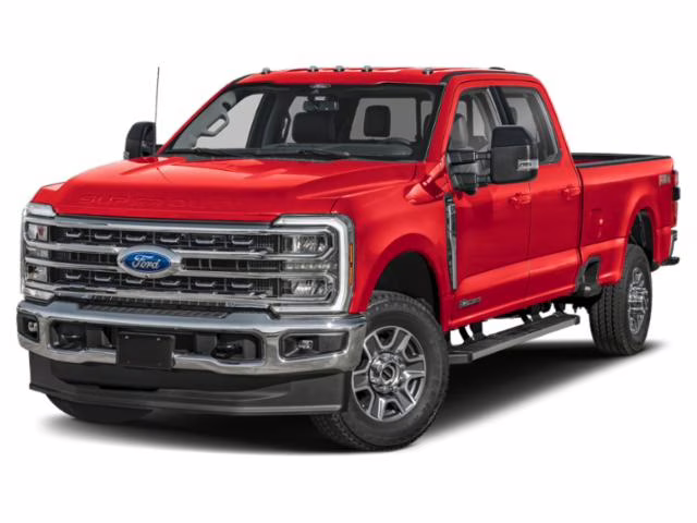 2025 Race Red Ford Super Duty F-350 SRW Lariat 4X4 Truck