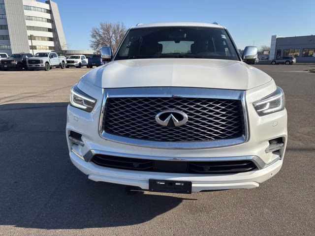 2021 Moonstone White INFINITI QX80 Sensory 4X4 SUV