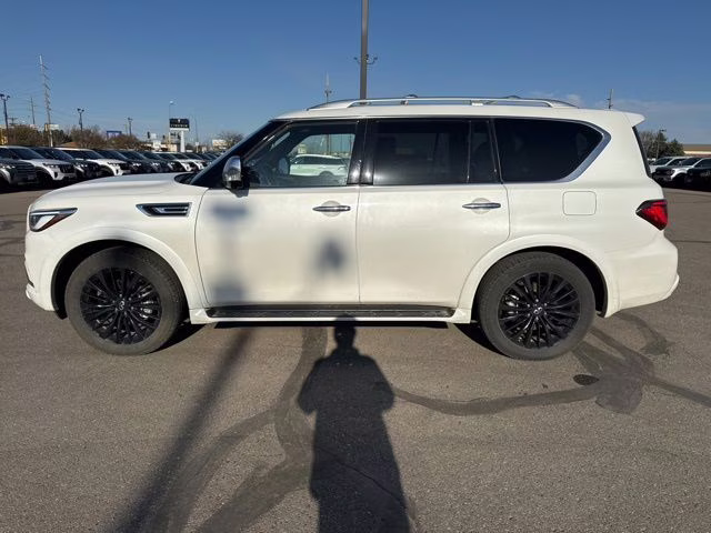 2021 Moonstone White INFINITI QX80 Sensory 4X4 SUV