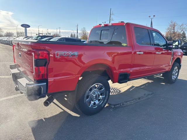 2025 Race Red Ford Super Duty F-350 SRW Lariat 4X4 Truck
