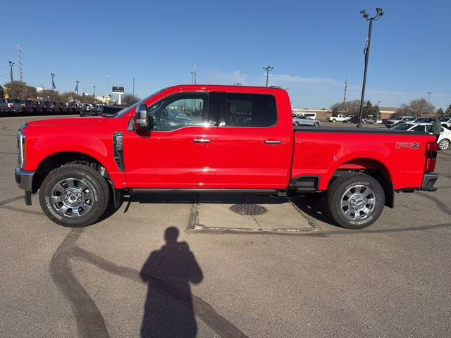 2025 Race Red Ford Super Duty F-350 SRW Lariat 4X4 Truck