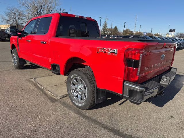 2025 Race Red Ford Super Duty F-350 SRW Lariat 4X4 Truck