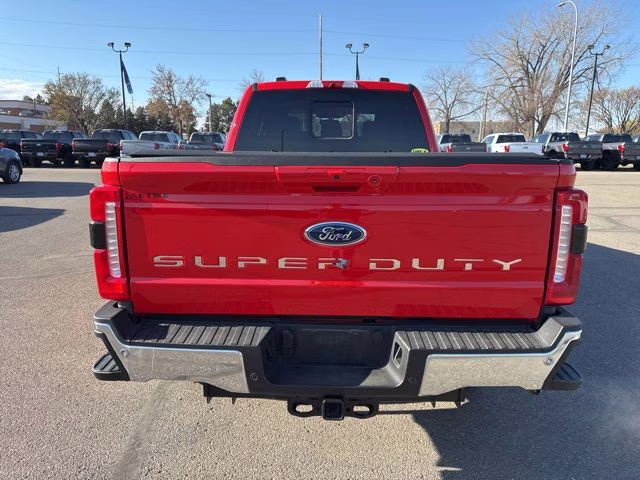 2025 Race Red Ford Super Duty F-350 SRW Lariat 4X4 Truck