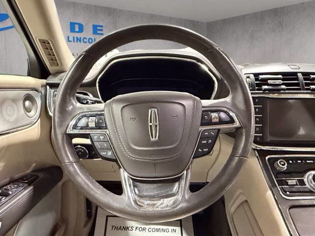 2017 Midnight Sapphire Blue Metallic Lincoln Continental Reserve AWD Sedan