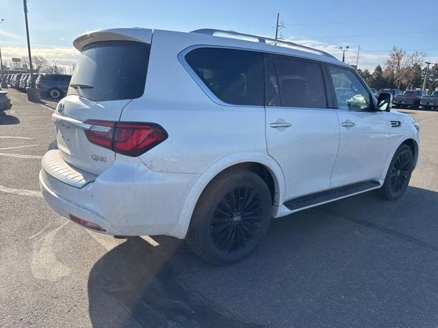 2021 Moonstone White INFINITI QX80 Sensory 4X4 SUV