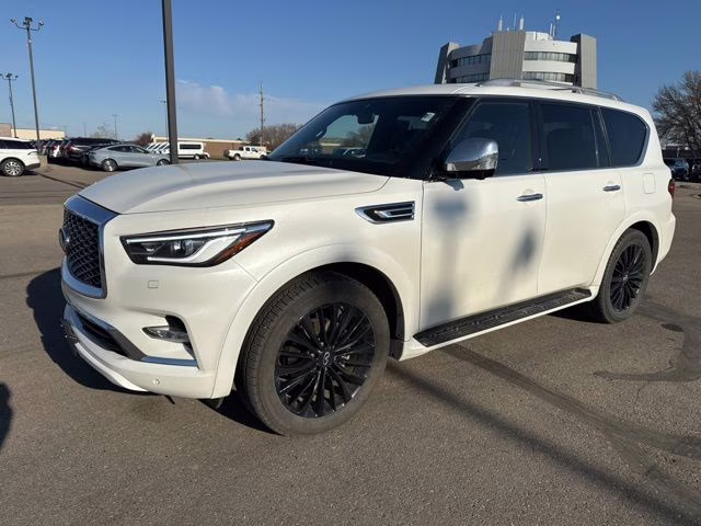 2021 Moonstone White INFINITI QX80 Sensory 4X4 SUV