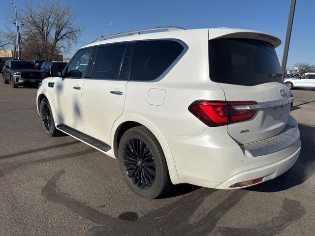 2021 Moonstone White INFINITI QX80 Sensory 4X4 SUV