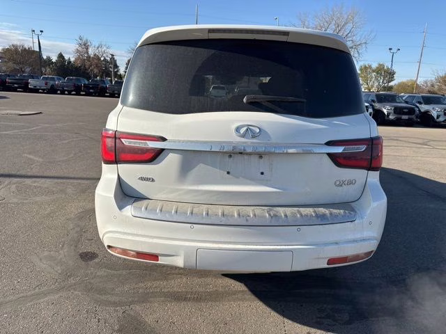 2021 Moonstone White INFINITI QX80 Sensory 4X4 SUV