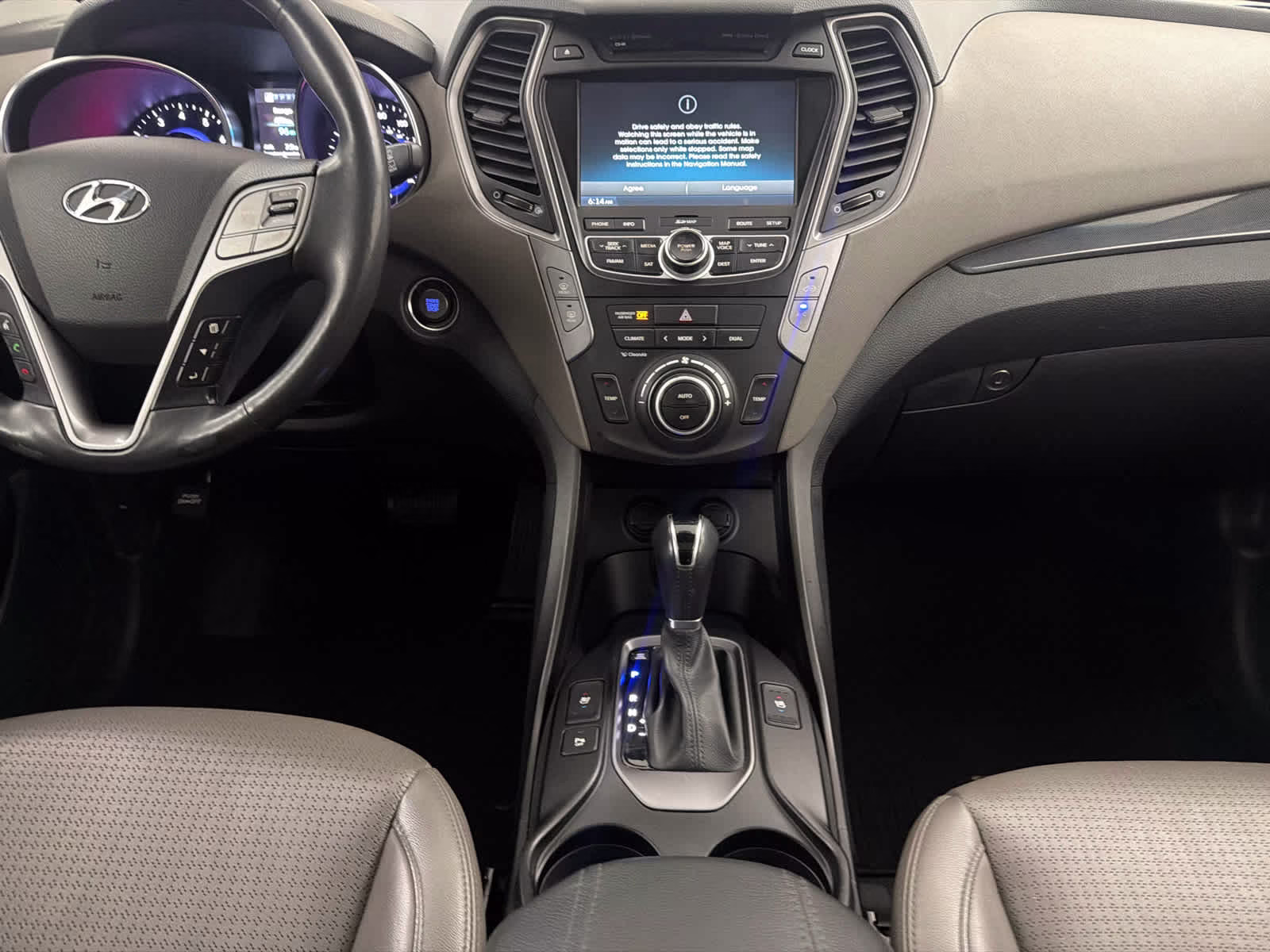 2015 Mineral Gray Hyundai Santa Fe Sport FWD SUV