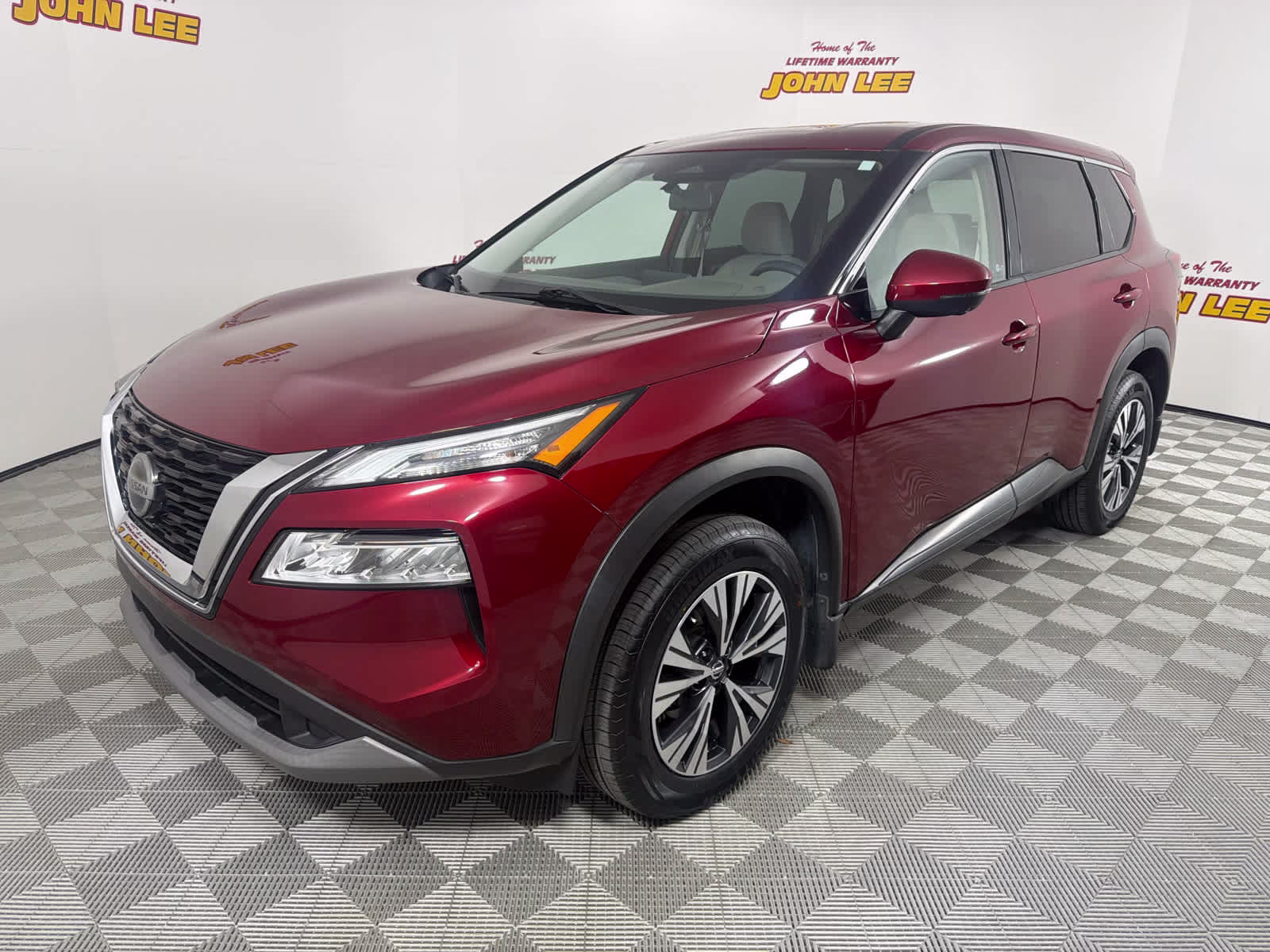 2021 Scarlet Ember Tintcoat Nissan Rogue SV FWD SUV