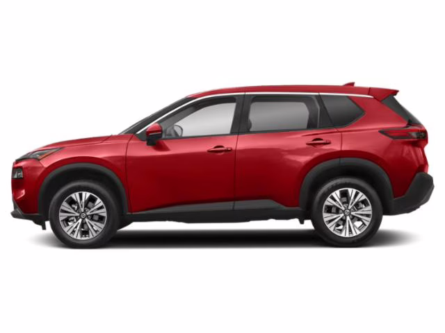 2021 Scarlet Ember Tintcoat Nissan Rogue SV FWD
