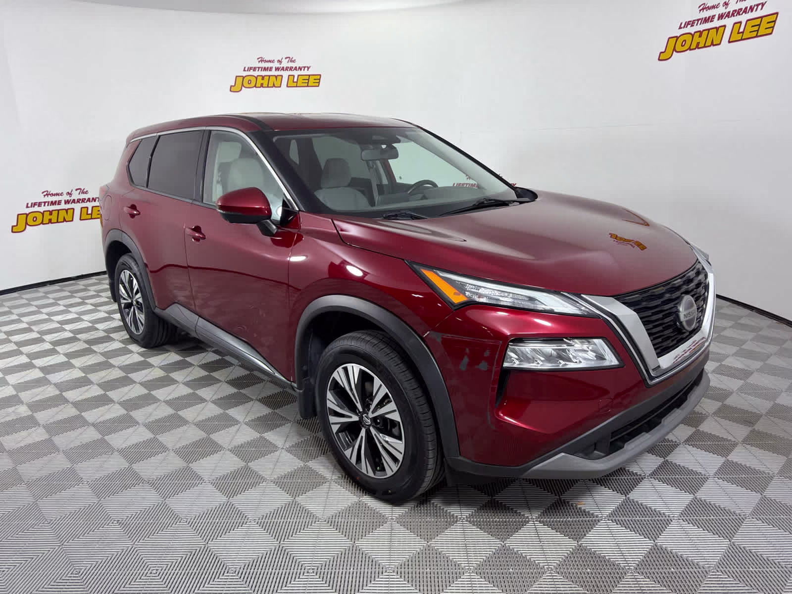 2021 Scarlet Ember Tintcoat Nissan Rogue SV FWD SUV
