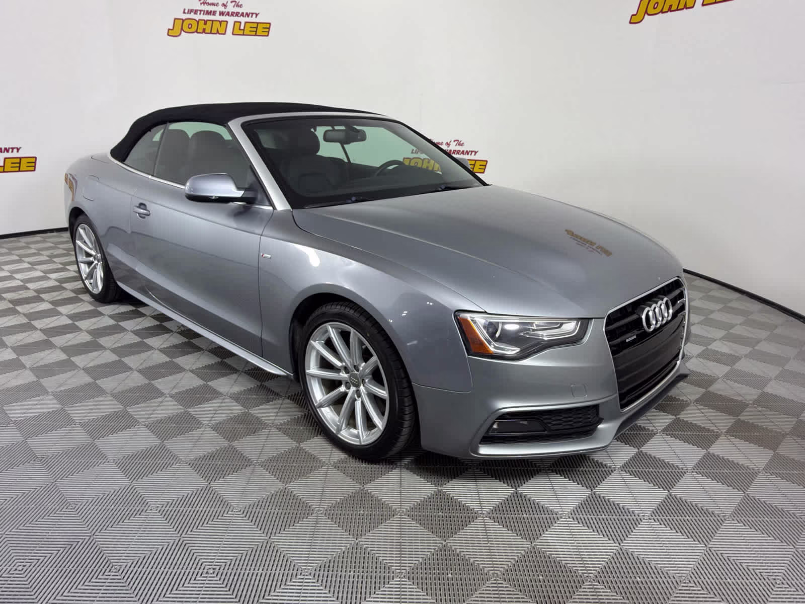 2015 Cuvee Silver Metallic/Black Roof Audi A5 Cabriolet Premium Plus AWD Convertible