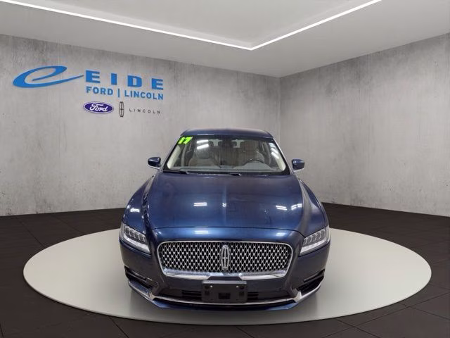2017 Midnight Sapphire Blue Metallic Lincoln Continental Reserve AWD Sedan