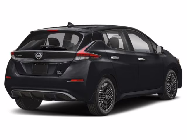 2024 Super Black Nissan LEAF SV Plus FWD Hatchback