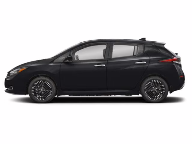 2024 Super Black Nissan LEAF SV Plus FWD Hatchback