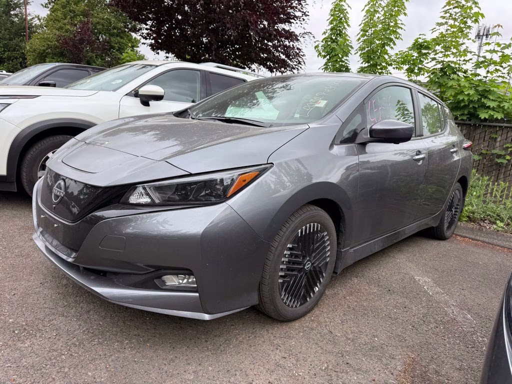 2024 Gun Metallic Nissan LEAF SV Plus FWD Hatchback