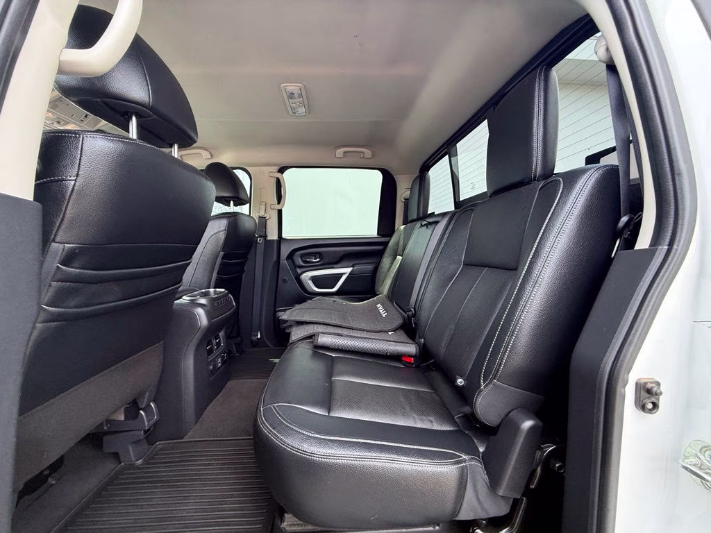 2021 Pearl White Metallic Nissan Titan SL 4X4 Truck