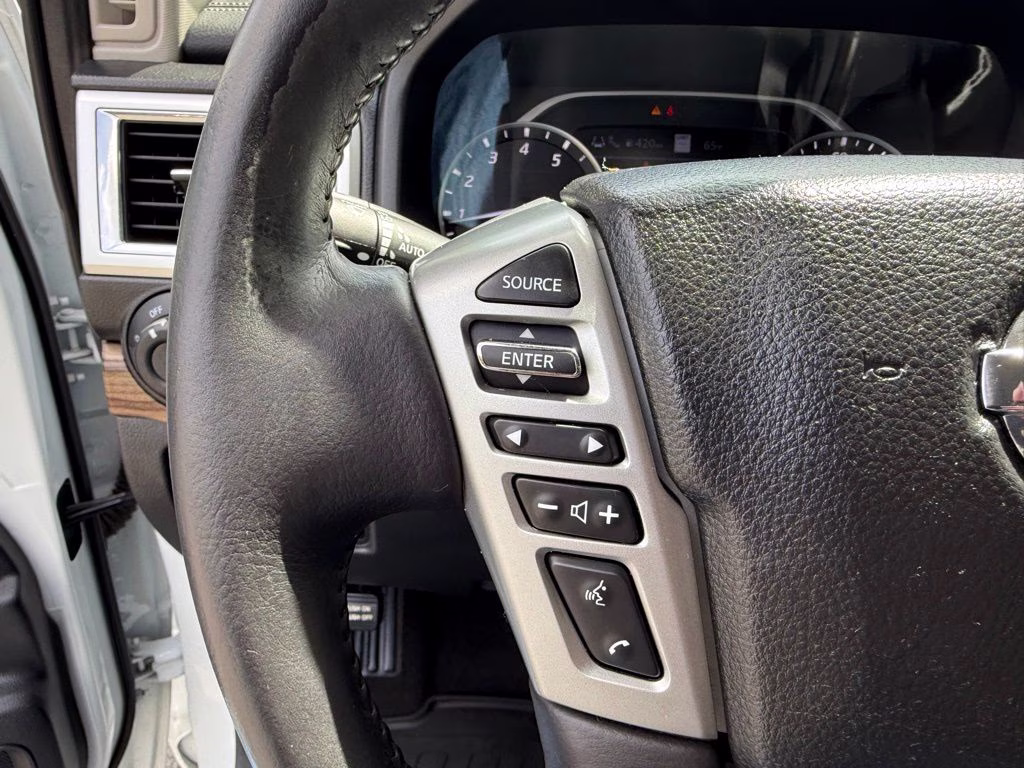 2021 Pearl White Metallic Nissan Titan SL 4X4 Truck