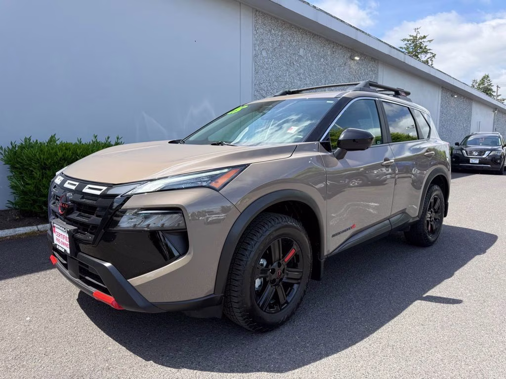 2025 Baja Storm Metallic Nissan Rogue Rock Creek AWD SUV
