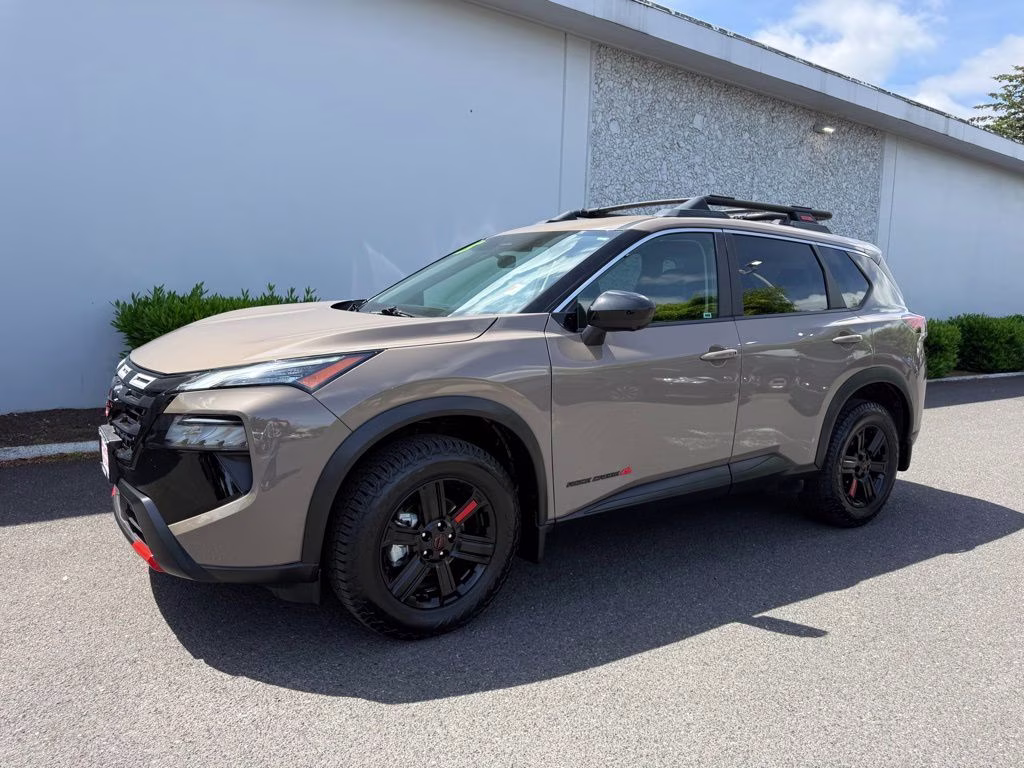 2025 Baja Storm Metallic Nissan Rogue Rock Creek AWD SUV
